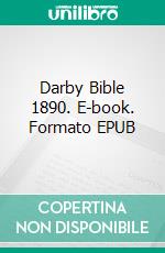 Darby Bible 1890. E-book. Formato EPUB ebook