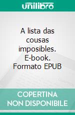A lista das cousas imposibles. E-book. Formato EPUB ebook