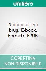 Nummeret er i brug. E-book. Formato EPUB ebook