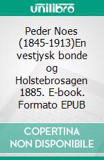 Peder Noes (1845-1913)En vestjysk bonde og Holstebrosagen 1885. E-book. Formato EPUB