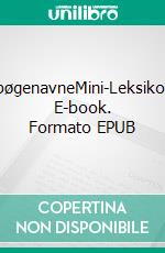 SpøgenavneMini-Leksikon. E-book. Formato EPUB ebook di Tony Kroun