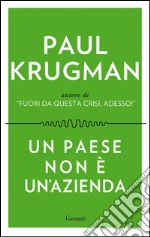 Un paese non è un'azienda. E-book. Formato PDF ebook