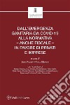 Dall'emergenza sanitaria da covid-19 alla normativa - anche fiscale - in favore di privati e imprese. E-book. Formato EPUB ebook