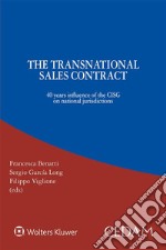 Transnational sales contract. E-book. Formato EPUB