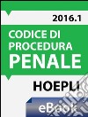 Codice di procedura penale 2016. E-book. Formato EPUB ebook