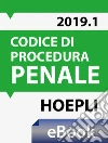 Codice di procedura penale 2019. E-book. Formato EPUB ebook di Giorgio Ferrari