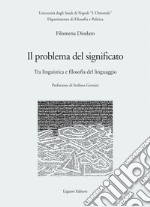 Il problema del significato: Tra linguistica e filosofia del linguaggio  Prefazione di Stefano Gensini. E-book. Formato PDF ebook