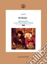 Poesie: edizione critica a cura di Massimiliano Andreoli. E-book. Formato PDF ebook