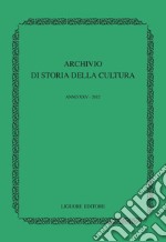 Archivio di storia della cultura: Anno XXV - 2012. E-book. Formato PDF ebook