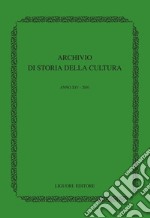 Archivio di storia della cultura: Anno XIV - 2001. E-book. Formato PDF ebook