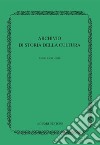 Archivio di storia della cultura. Anno XXXI - 2018: Anno XXXI - 2018. E-book. Formato PDF ebook