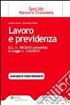 Lavoro e previdenza. D.L. n. 78/2010 convertito in legge n. 122/2010. E-book. Formato EPUB ebook