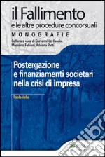 Postergazione e finanziamenti societari nella crisi di impresa. E-book. Formato EPUB ebook