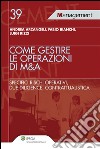 Come gestire le operazioni di M&A. E-book. Formato EPUB ebook