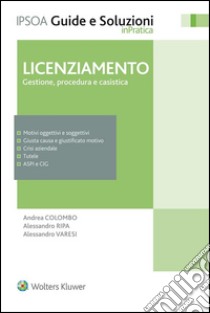 Licenziamento. Gestione, procedura e casistica. E-book. Formato EPUB ebook di Alessandro Ripa