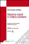 Massime notarili in materia societaria. E-book. Formato PDF ebook