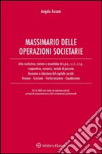 Massimario delle operazioni societarie. E-book. Formato EPUB ebook