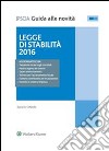 Legge di stabilità 2016. E-book. Formato PDF ebook