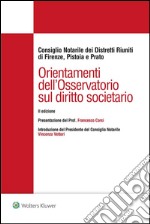 Orientamenti dell'osservatorio sul diritto societario. E-book. Formato EPUB ebook