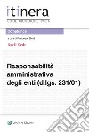 Responsabilità amministrativa degli enti (d.lgs. 231/01). E-book. Formato EPUB ebook