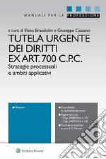 Tutela urgente dei diritti ex Art. 700 C.P.C.Strategie processuali e ambiti applicativi. E-book. Formato EPUB ebook