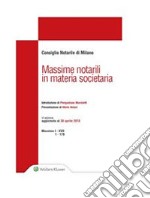 Massime notarili in materia societaria. E-book. Formato PDF ebook