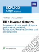 ebook HR e lavoro a distanza. E-book. Formato PDF ebook