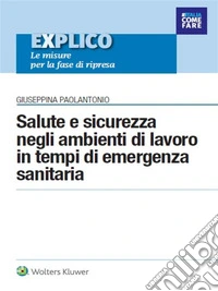 Salute e sicurezza negli ambienti di lavoro in tempi di emergenza sanitaria. E-book. Formato PDF ebook