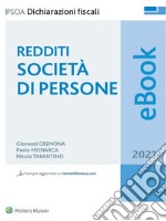 Redditi società di persone 2021. E-book. Formato PDF ebook