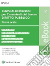 Esame di abilitazione per Consulenti del Lavoro DIRITTO PUBBLICO. E-book. Formato PDF ebook