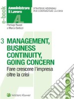 Management, business continuity, going concern. E-book. Formato PDF ebook