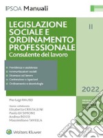 Legislazione sociale e ordinamento professionale - Consulente del lavoro. E-book. Formato PDF ebook