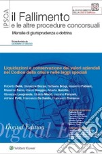 Liquidazioni e conservazione dei valori aziendali nel Codice della crisi e nelle leggi speciali. E-book. Formato PDF ebook