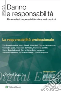 La responsabilità professionale. E-book. Formato PDF ebook