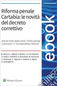 Riforma penale Cartabia: le novita' del decreto correttivo. E-book. Formato PDF ebook