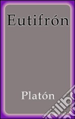 Eutifrón. E-book. Formato Mobipocket ebook