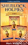Sherlock Holmes adaptado para niños 3 in-1 : El Carbunclo Azul, Estrella de Plata, La Liga de los Pelirrojos. E-book. Formato EPUB ebook