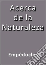 Acerca de la naturaleza. E-book. Formato Mobipocket