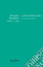 Le forme dello pseudos: Discipline filosofiche XXXII 2 2022. E-book. Formato PDF ebook