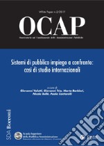 OCAP 3.2011 - Sistemi di pubblico impiego a confronto: Casi di studio internazionali. E-book. Formato PDF ebook