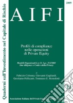 AIFI 21/2009 - Profili di compliance nelle operazioni di Private Equity. E-book. Formato PDF ebook