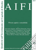 AIFI 44/2019. Private capital e sostenibilità. E-book. Formato PDF ebook