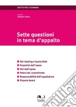 Sette questioni in tema d’appalto. E-book. Formato PDF ebook