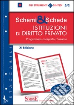 Schemi & schede di istituzioni di diritto privato. Programma completo d'esame. E-book. Formato PDF ebook