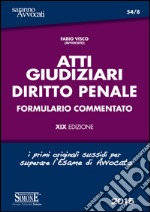 Atti giudiziari. Diritto penale. Formulario commentato. E-book. Formato PDF