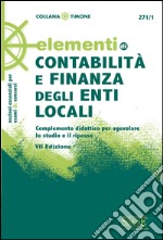 Elementi di contabilità e finanza degli enti locali. E-book. Formato EPUB