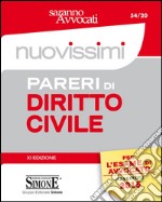 Nuovissimi pareri di diritto civile. E-book. Formato EPUB ebook