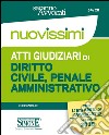 Atti giudiziari di diritto civile, penale e amministrativo. E-book. Formato EPUB ebook