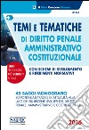 Temi e tematiche di diritto penale, amministrativo, costituzionale. E-book. Formato EPUB ebook