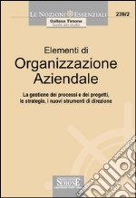 Elementi di Organizzazione Aziendale: Le gestione dei processi e dei progetti, le strategie, i nuovi strumenti di direzione. E-book. Formato PDF ebook